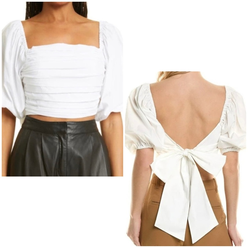💥PRICE DROP💥 Parker Bow Puff Sleeve Top